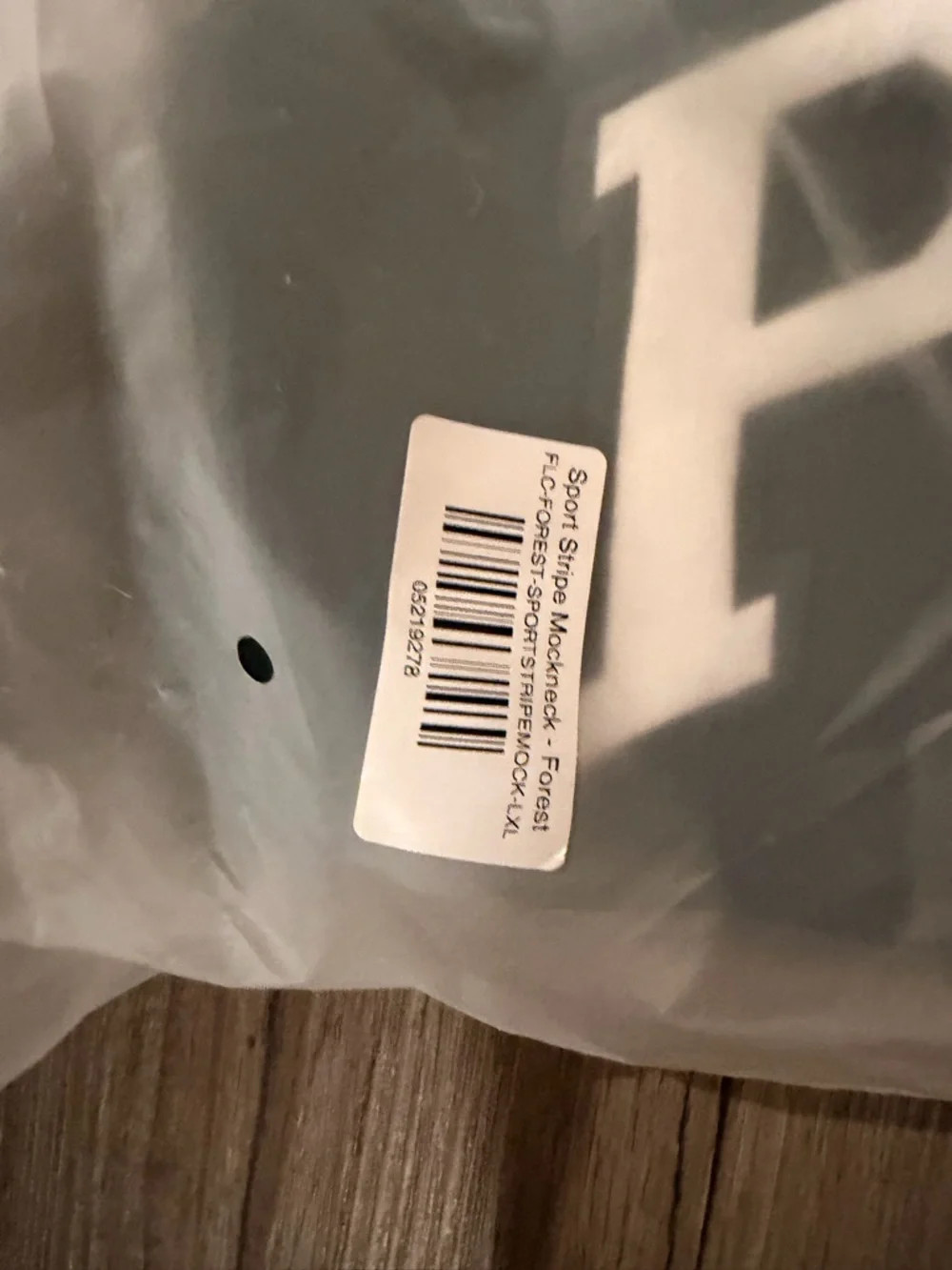 Parke green sweatshirt with White Lettering - Picture 2 of 3